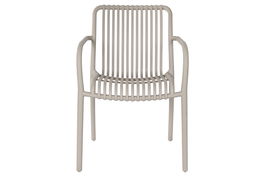 DKD Home Decor Silla Beige 57 x 78.5 x 56 cm Apilable - 4 Unidades