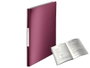 Leitz Carpeta Style Escaparate DIN A4 Rojo Granate con 20 Fundas