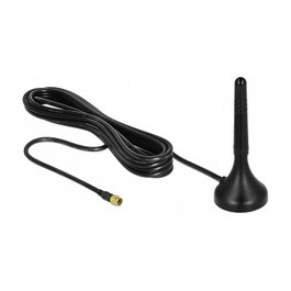 DeLOCK Antena LTE Omnidireccional SMA Macho con Cable 3m
