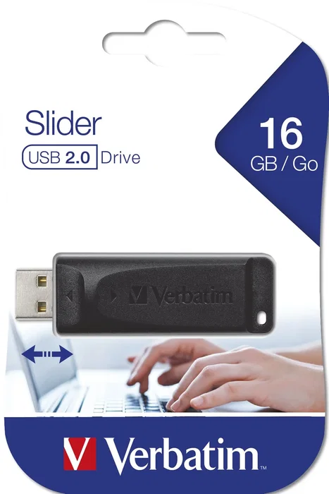 Verbatim Store 'n' Go Slider 16GB USB 2.0 Negro
