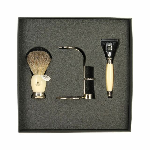 Vie-Long Estuche Regalo Afeitado Clásico Premium Marfil Vie-Long Estuche Regalo Afeitado Clásico Premium Marfil