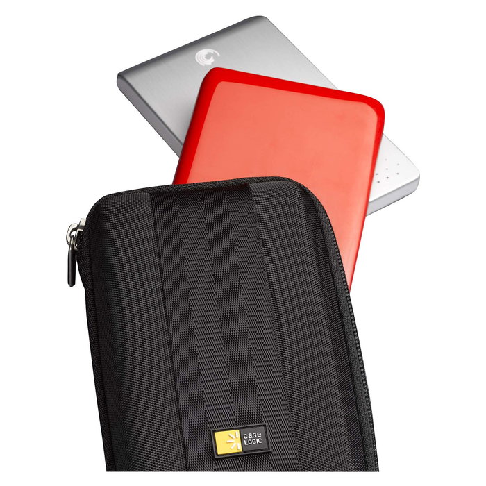 CaseLogic Funda Exterior para Disco Duro QHDC-101, EVA Negro, Resistente a Polvo y Rayones, 150x102x35 mm