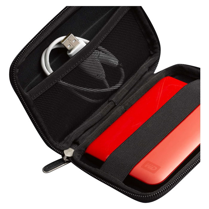 CaseLogic Funda Exterior para Disco Duro QHDC-101, EVA Negro, Resistente a Polvo y Rayones, 150x102x35 mm