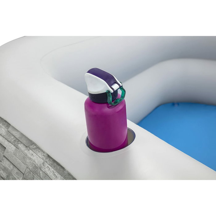 Bestway Piscina Hinchable Familiar 213x206x53 cm Gris