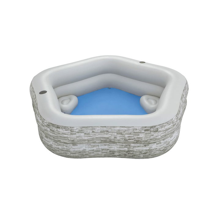 Bestway Piscina Hinchable Familiar 213x206x53 cm Gris