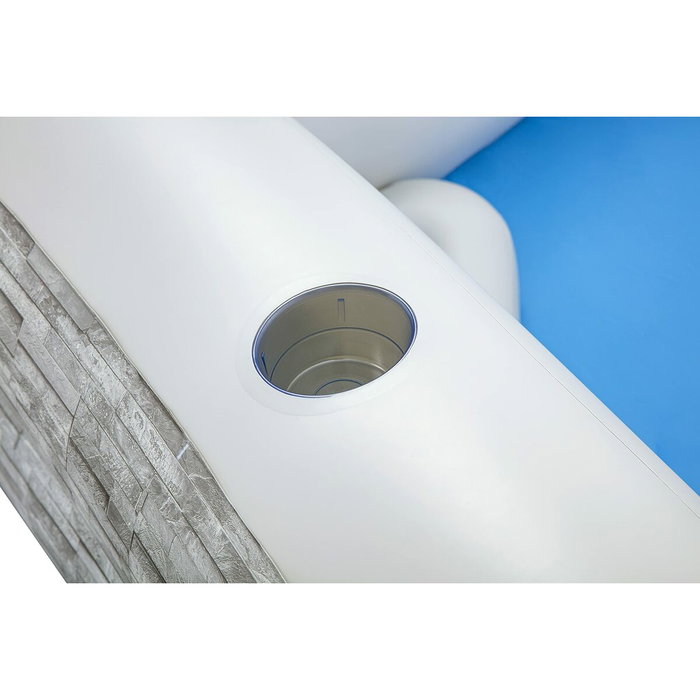 Bestway Piscina Hinchable Familiar 213x206x53 cm Gris