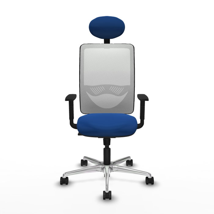 PIQUERAS Y CRESPO Silla de oficina Zulema Azul y Blanco PIQUERAS Y CRESPO Silla de oficina Zulema Azul y Blanco