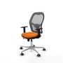 PIQUERAS Y CRESPO Silla de oficina Jorquera Naranja y Gris