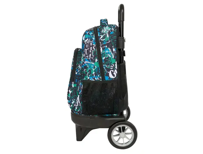 Safta Mochila Escolar con Ruedas Compact Evolution Extraíble Graffiti para Niños Grande 450x330x220 mm