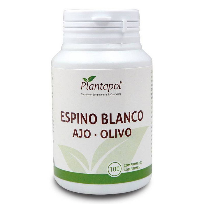 PLANTAPOL Espino Blanco, Ajo y Olivo 100 comprimidos PLANTAPOL Espino Blanco, Ajo y Olivo 100 comprimidos