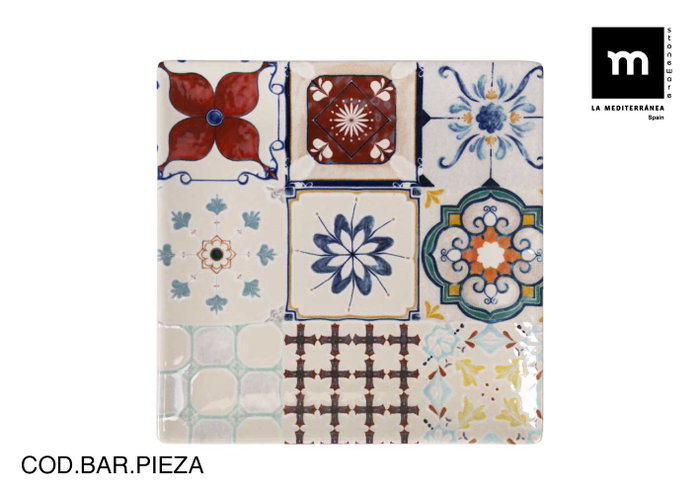 La Mediterranea Plato de Postre Lore Elite Brillo 18 cm