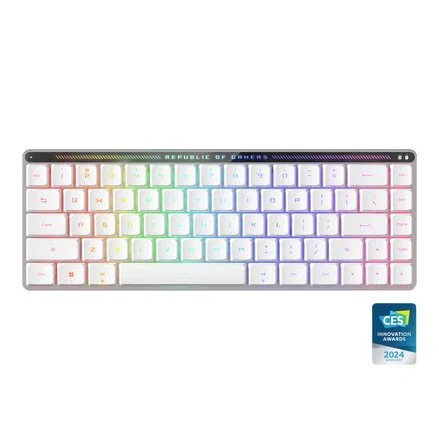 Asus ROG Falchion RX Low Profile 65% Teclado Gaming Inalámbrico Blanco