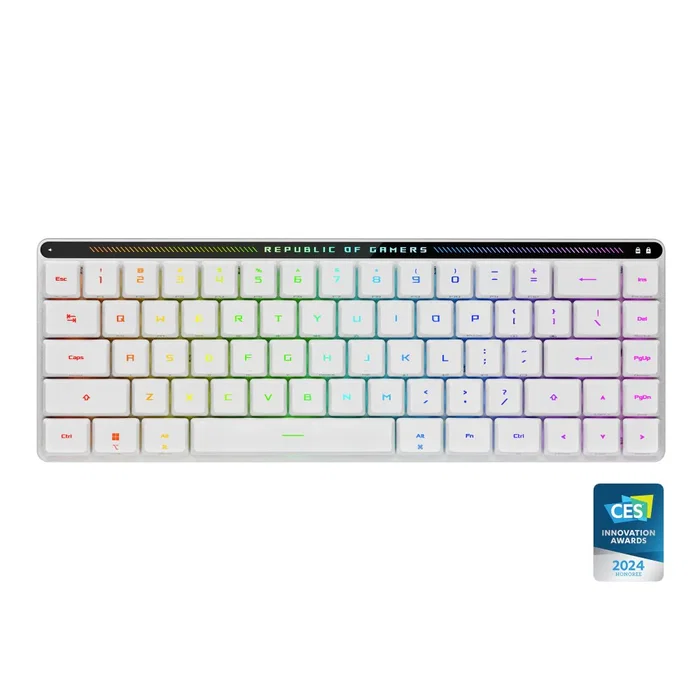 Asus ROG Falchion RX Low Profile 65% Teclado Gaming Inalámbrico Blanco