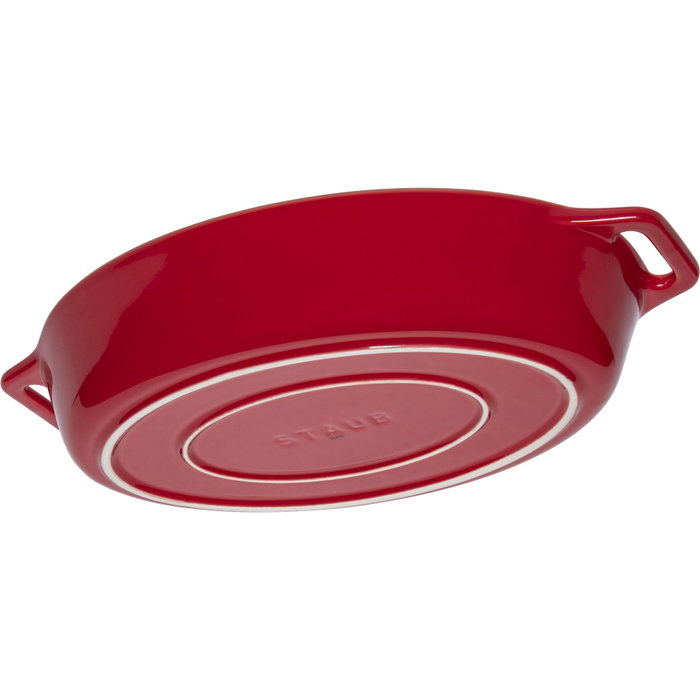 Staub Fuente para horno de cerámica ovalada de 29 cm