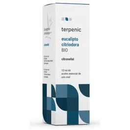 Terpenic Aceite Esencial Bio de Eucalyptus Citriodora (Eucalipto Citriodora) 100% puro - QT. citronelal, de Brasil - 10 ml - Uso oral, tópico, alimentario y difusión