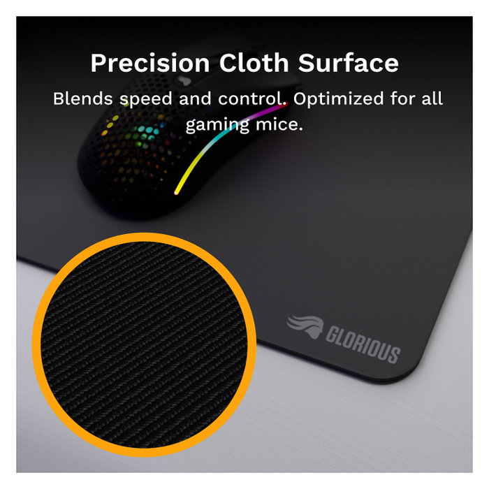Glorious Gaming Mauspad 2 L Negro