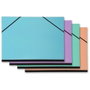 Exacompta Carpeta de dibujo Aquarel con gomas, colores pastel surtidos