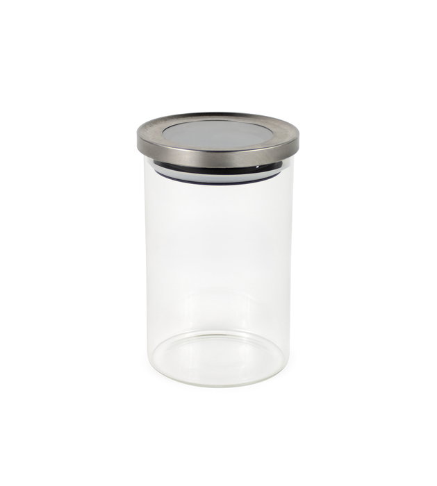 La Mediterranea Tarro Borosilicato T/Acero 950ml 10.8x10.8x16cm (12 Unidades)