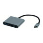 ROLINE Adaptador de Gráficos USB Tipo C a HDMI y USB 3.2 Gen 1, 12.03.3199