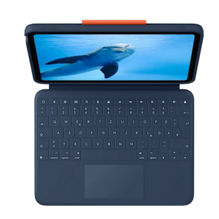 Logitech 920-011182 Funda Teclado Rugged Combo 4 Touch para iPad - Azul
