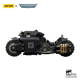 Joy Toy (CN) Warhammer 40,000 Raider-pattern Combat Bike Raven Guard con twin-linked bolt rifles