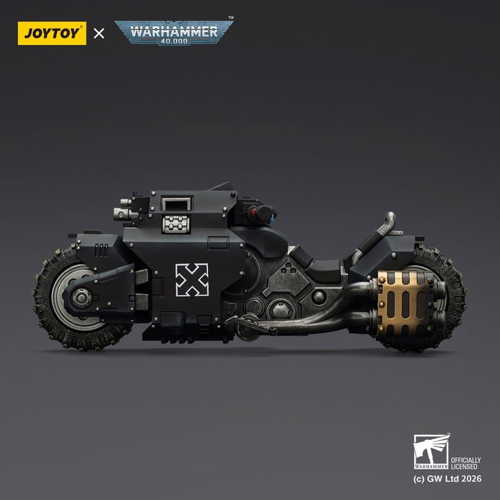 Joy Toy (CN) Warhammer 40,000 Raider-pattern Combat Bike Raven Guard con twin-linked bolt rifles Joy Toy (CN) Warhammer 40,000 Raider-pattern Combat Bike Raven Guard con twin-linked bolt rifles