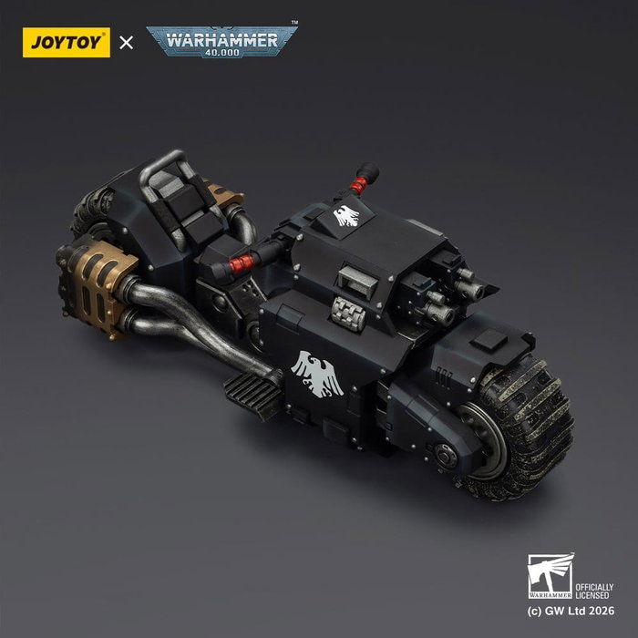 Joy Toy (CN) Warhammer 40,000 Raider-pattern Combat Bike Raven Guard con twin-linked bolt rifles Joy Toy (CN) Warhammer 40,000 Raider-pattern Combat Bike Raven Guard con twin-linked bolt rifles
