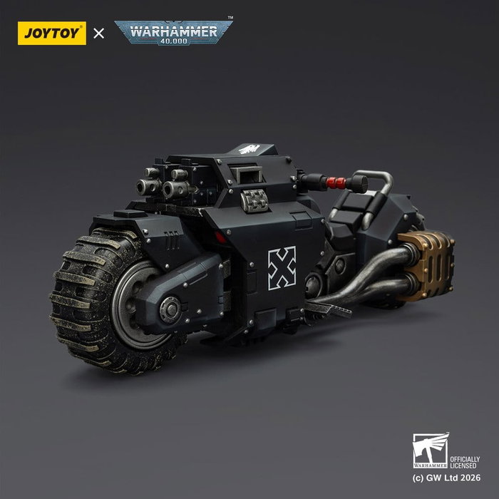 Joy Toy (CN) Warhammer 40,000 Raider-pattern Combat Bike Raven Guard con twin-linked bolt rifles Joy Toy (CN) Warhammer 40,000 Raider-pattern Combat Bike Raven Guard con twin-linked bolt rifles