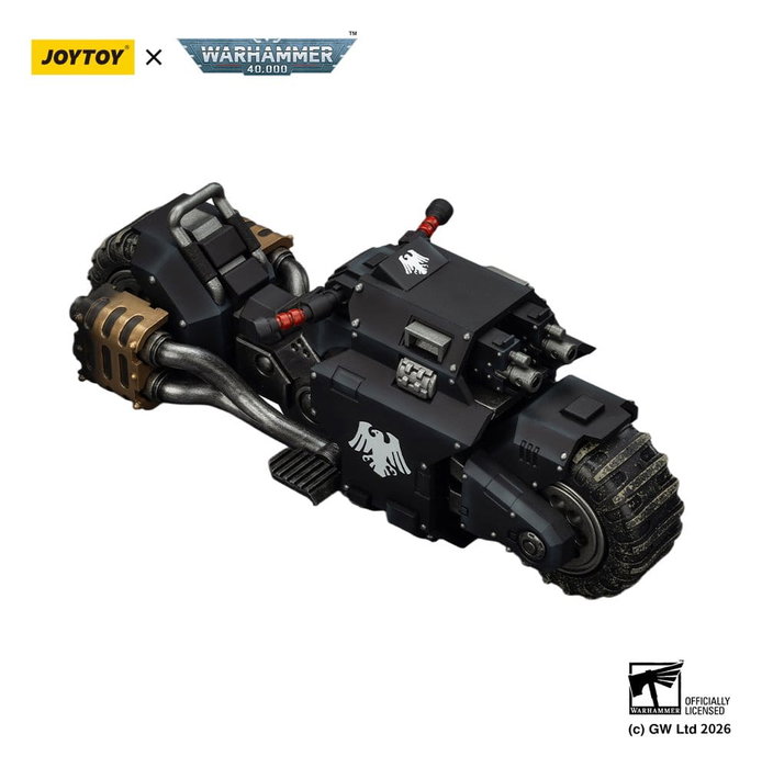 Joy Toy (CN) Warhammer 40,000 Raider-pattern Combat Bike Raven Guard con twin-linked bolt rifles Joy Toy (CN) Warhammer 40,000 Raider-pattern Combat Bike Raven Guard con twin-linked bolt rifles