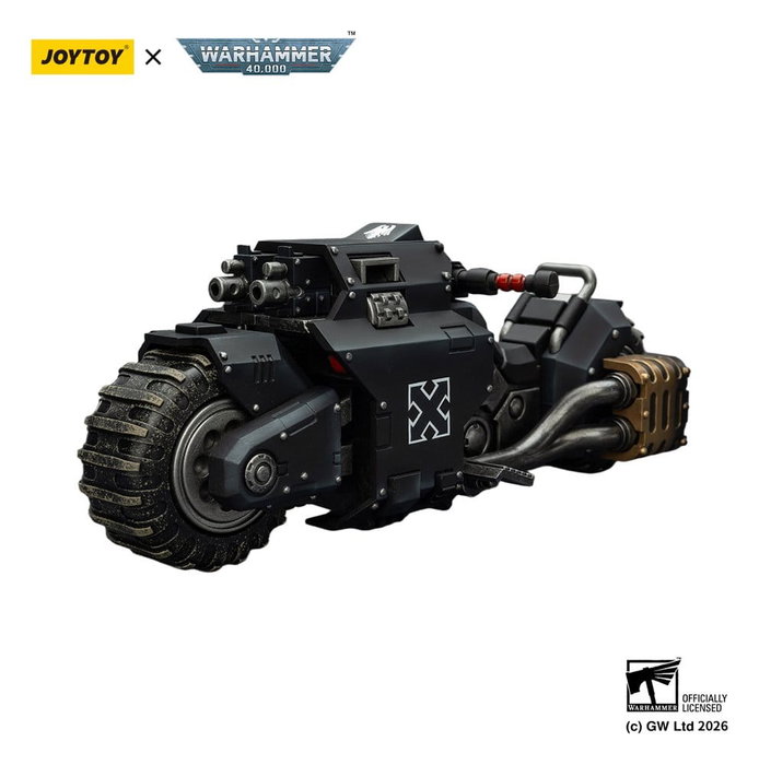 Joy Toy (CN) Warhammer 40,000 Raider-pattern Combat Bike Raven Guard con twin-linked bolt rifles Joy Toy (CN) Warhammer 40,000 Raider-pattern Combat Bike Raven Guard con twin-linked bolt rifles