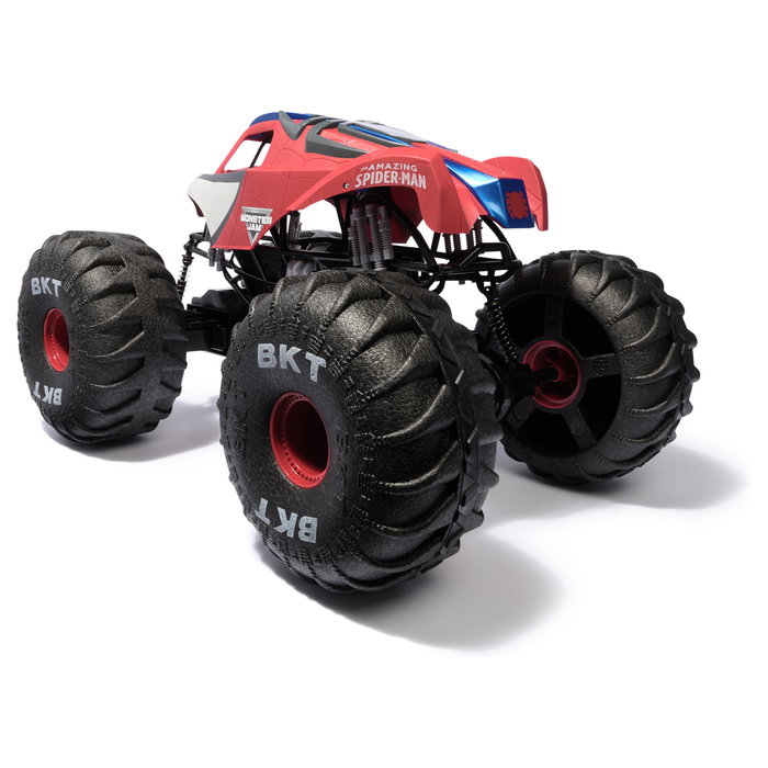 Spin Master Monster Jam Marvel Mega Spiderman Camión Teledirigido RC - Monster Truck Escala 1:6 de 62 cm, para Niños de 4 años o más - Ref. 6070554