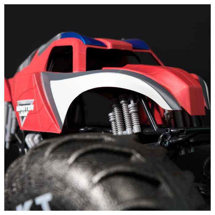 Spin Master Monster Jam Marvel Mega Spiderman Camión Teledirigido RC - Monster Truck Escala 1:6 de 62 cm, para Niños de 4 años o más - Ref. 6070554