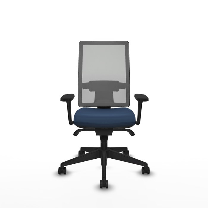 PIQUERAS Y CRESPO Silla de oficina Horna con Mecanismo Sincro Azul Marino y Gris PIQUERAS Y CRESPO Silla de oficina Horna con Mecanismo Sincro Azul Marino y Gris