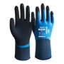 Wonder Grip Guantes de Nylon con Doble Recubrimiento de Látex, 100% Resistente al Agua, Uso Alimentario, Talla 9, T-09