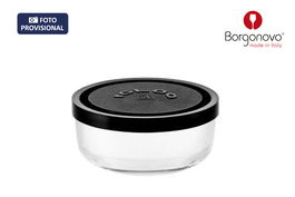 Inde Fiambrera Red de la colección Igloo Lines, Ø 21.5 cm con tapa, 2200 cc, diseño gráfico (6 Unidades)