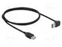 DeLOCK Cable de extensión USB 2.0 Tipo-A a Tipo-A, 1 m, Negro