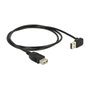 DeLOCK Cable de extensión USB 2.0 Tipo-A a Tipo-A, 1 m, Negro