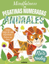 EDEBE, MINDFULNESS con pegatinas numeradas: ANIMALES