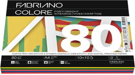SADIPAL Paquete de papel Fabriano A4 80g colores surtido intenso