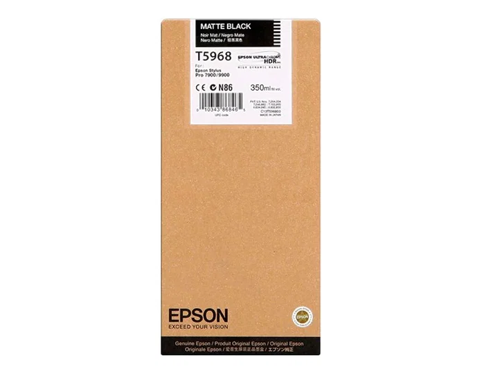 Epson T59680N UltraChrome HDR Cartucho de Tinta Negro Mate 350 ml