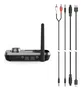 Hama Link.it duo Adaptador Bluetooth 2 en 1 Negro