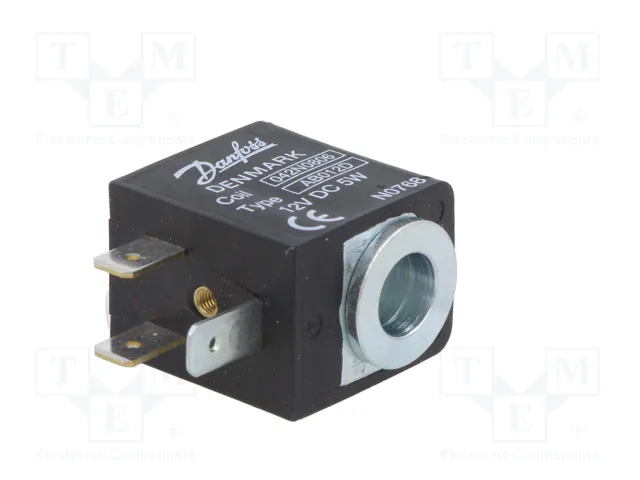 DANFOSS Bobina de electroválvula 12VDC 5W 9mm DANFOSS Bobina de electroválvula 12VDC 5W 9mm