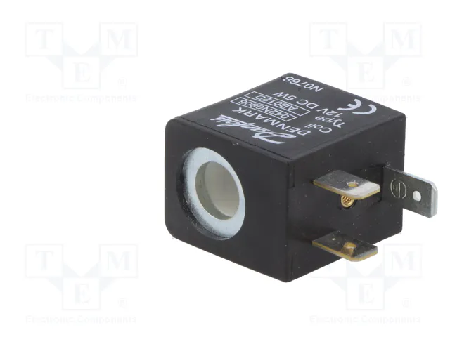 DANFOSS Bobina de electroválvula 12VDC 5W 9mm DANFOSS Bobina de electroválvula 12VDC 5W 9mm