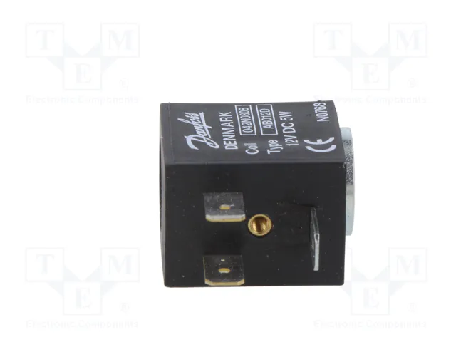 DANFOSS Bobina de electroválvula 12VDC 5W 9mm DANFOSS Bobina de electroválvula 12VDC 5W 9mm