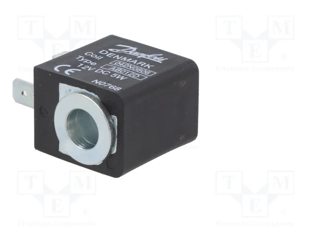 DANFOSS Bobina de electroválvula 12VDC 5W 9mm DANFOSS Bobina de electroválvula 12VDC 5W 9mm