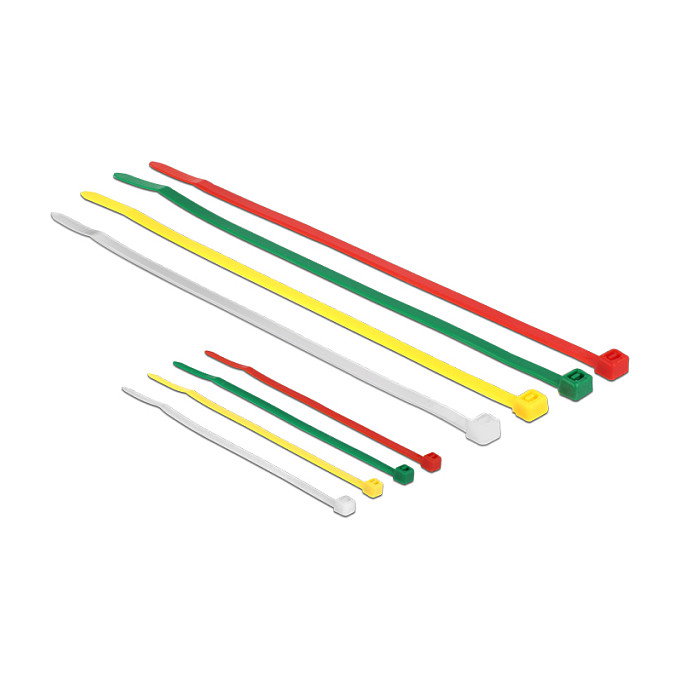 DeLOCK 18628 Bridas de Nylon de 200 Piezas DeLOCK 18628 Bridas de Nylon de 200 Piezas