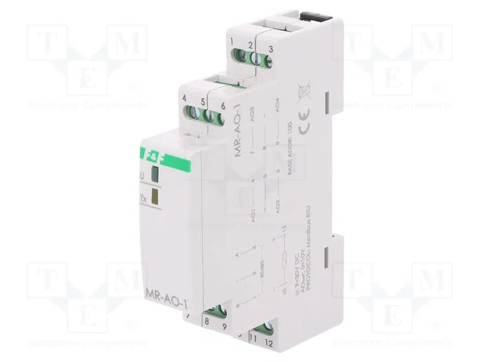 F&F Módulo de automatización con salida analógica MR-AO-1 F&F Módulo de automatización con salida analógica MR-AO-1