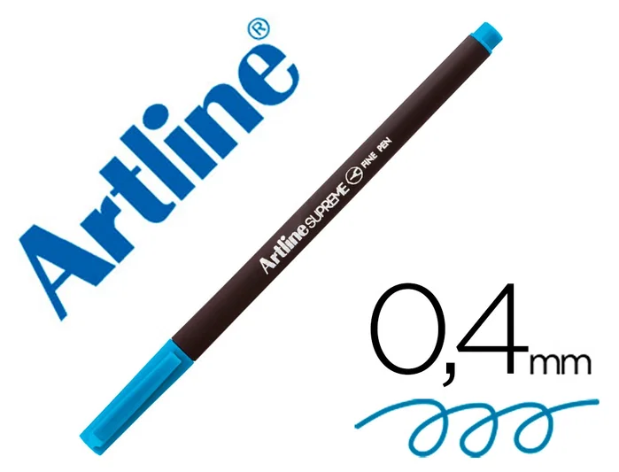 Artline EPFS200 Rotulador Fine Liner Punta de Fibra, Trazo 0,4 mm, Color Azul Celeste Artline EPFS200 Rotulador Fine Liner Punta de Fibra, Trazo 0,4 mm, Color Azul Celeste