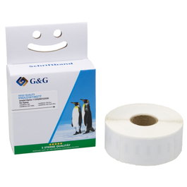 G&G Etiquetas 19 mm x 51 mm Negro sobre Blanco compatibles con Dymo 11355 / S0722550