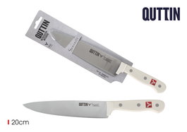 Inde Cuchillo Cocinero Sybarite Ivory, Hoja 20 cm, Ancho 7.5 cm, Largo 38.1 cm (8 Unidades)